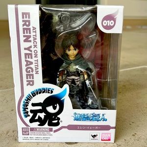 BRAND NEW Funko Pop Anime Eren Yeager Attack on Titan Tamashi Buddies